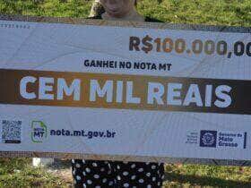 Sorteio Nota MT premia moradores de Tangará da Serra e Itanhangá com R$ 100 mil por: Flávio Costa/Sefaz-MT
